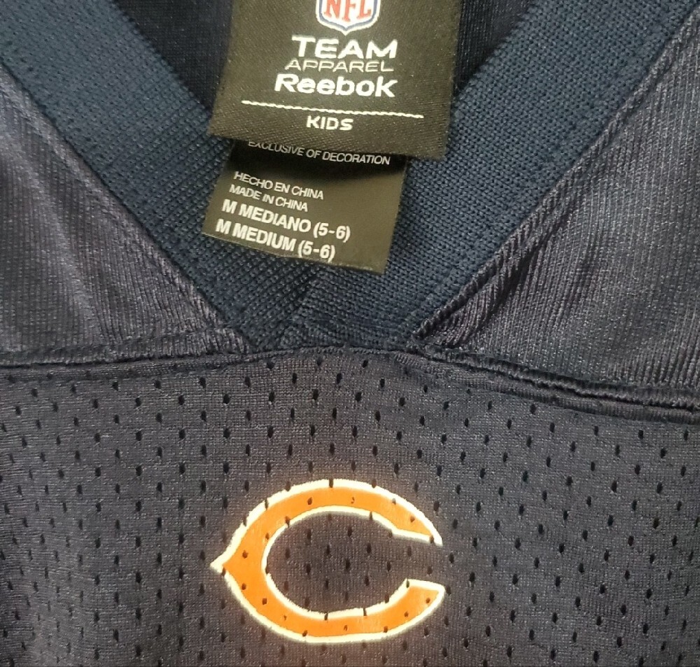 Reebok Chicago Bears Navy and Orange #6 Men's Football Jersey - Picture 2 of 3